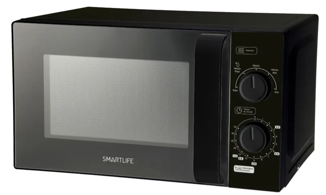 MICROONDAS SMARTLIFE NEGRO 20LTS MECANICO 