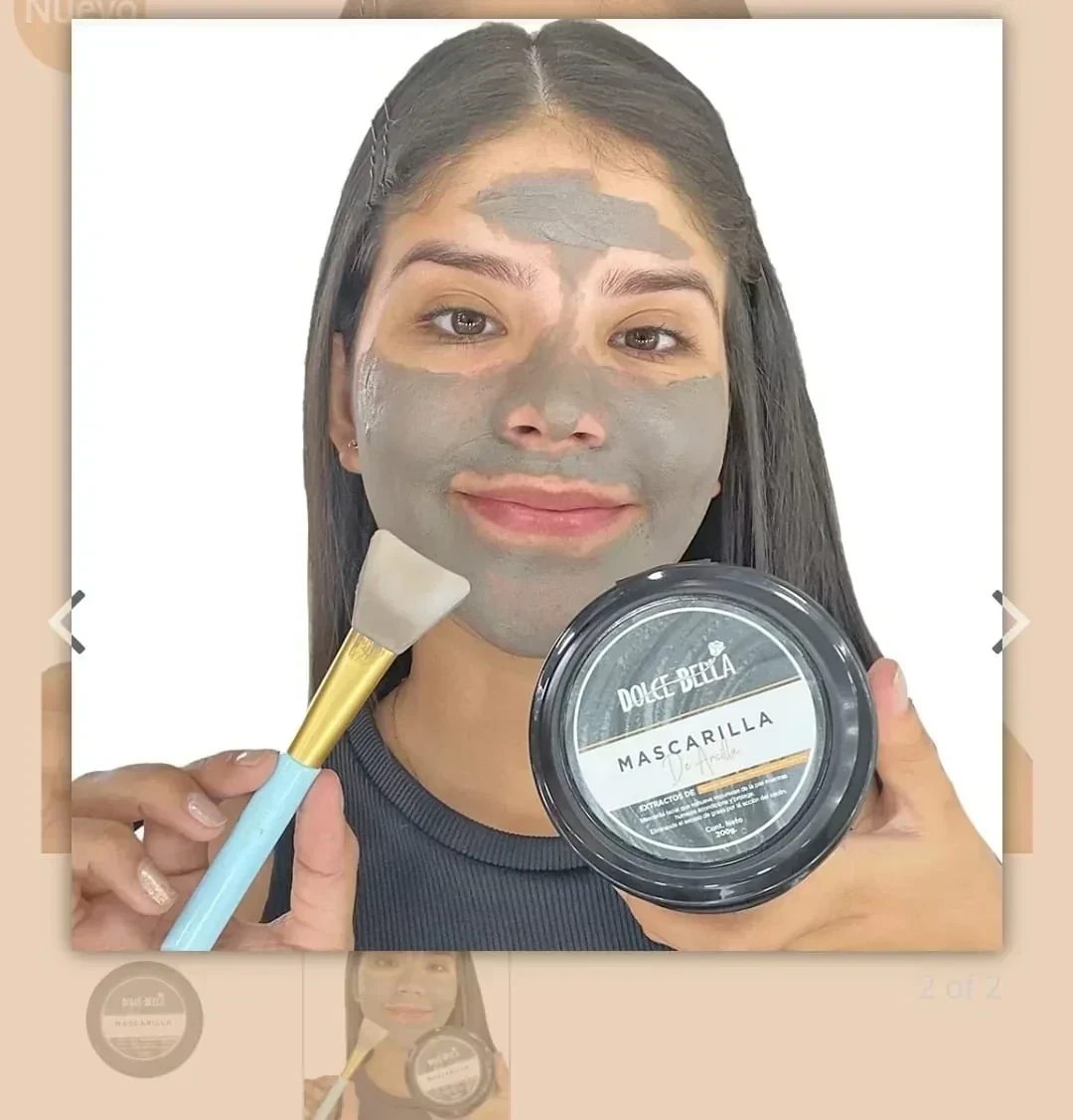 dolce bella mascarilla de arcilla