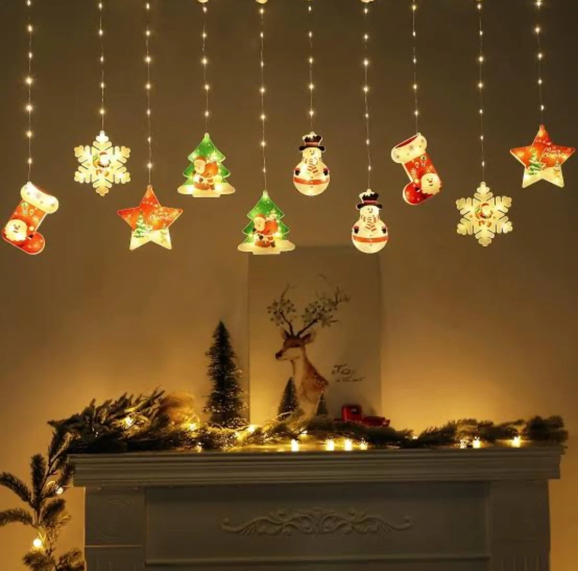 SERIE NAVIDEÑA DE 10 FIGURAS NAVIDEÑAS (3m de largo)  3