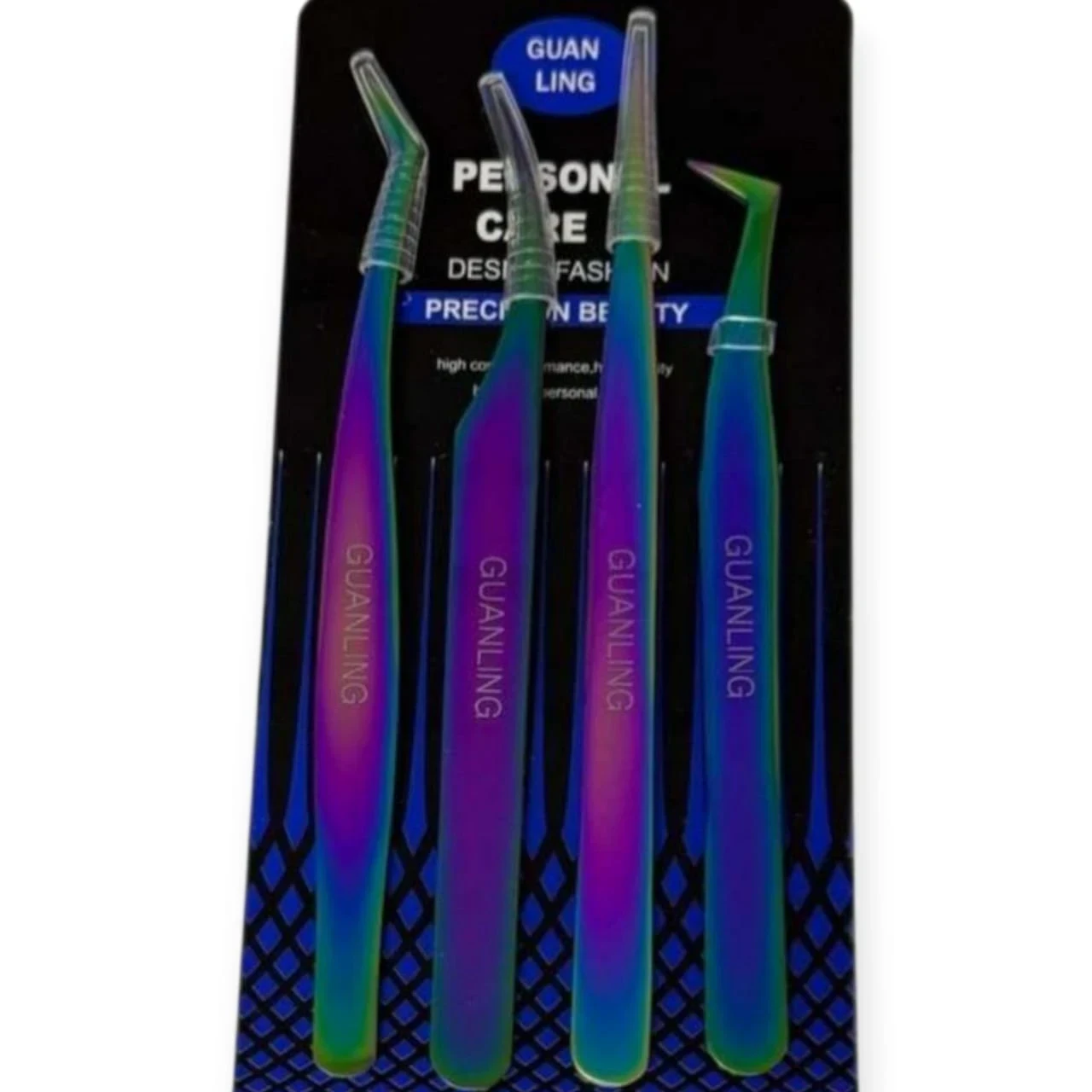 yael set de pinza pestanas x4 tornasol gl-251