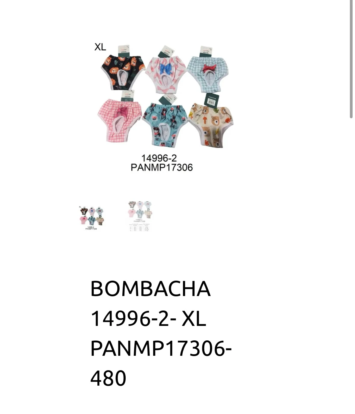 BOMBACHA XL