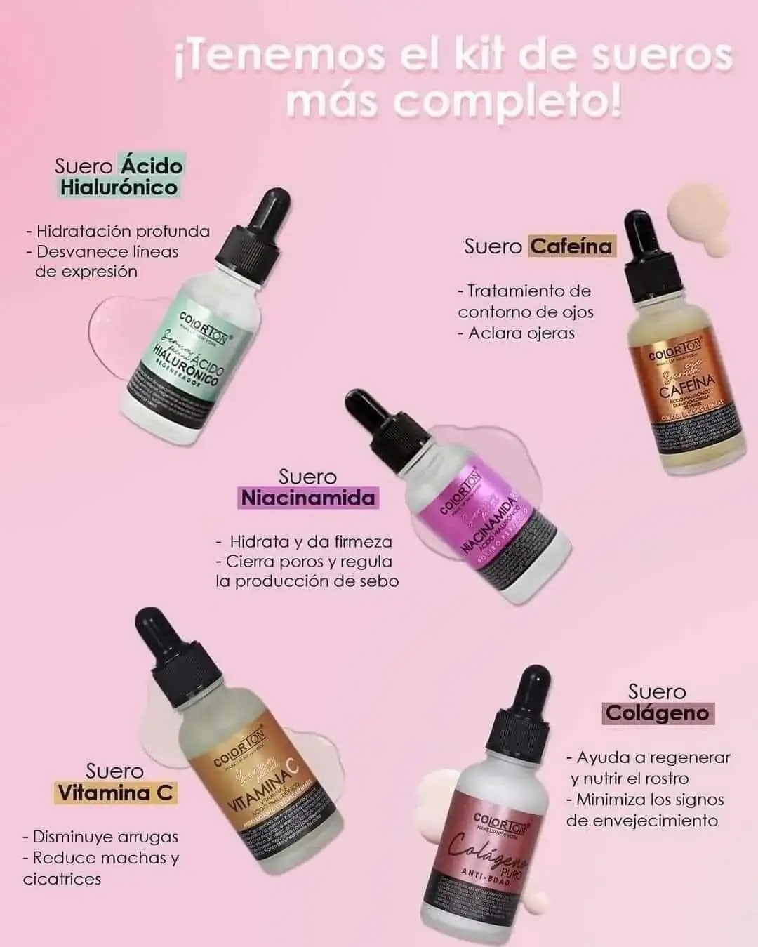 Kit de serums faciales - Colortón  2