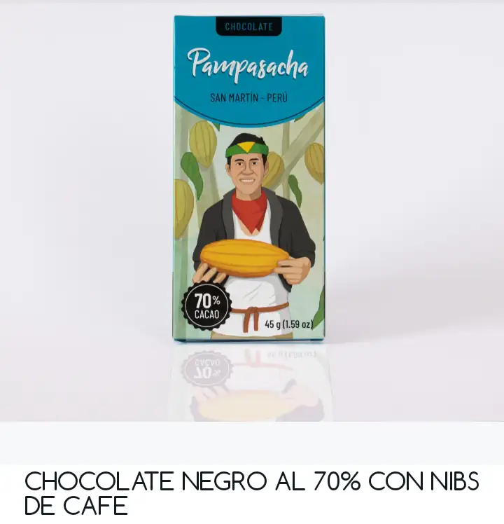 Negro con Nibs de Cafe 