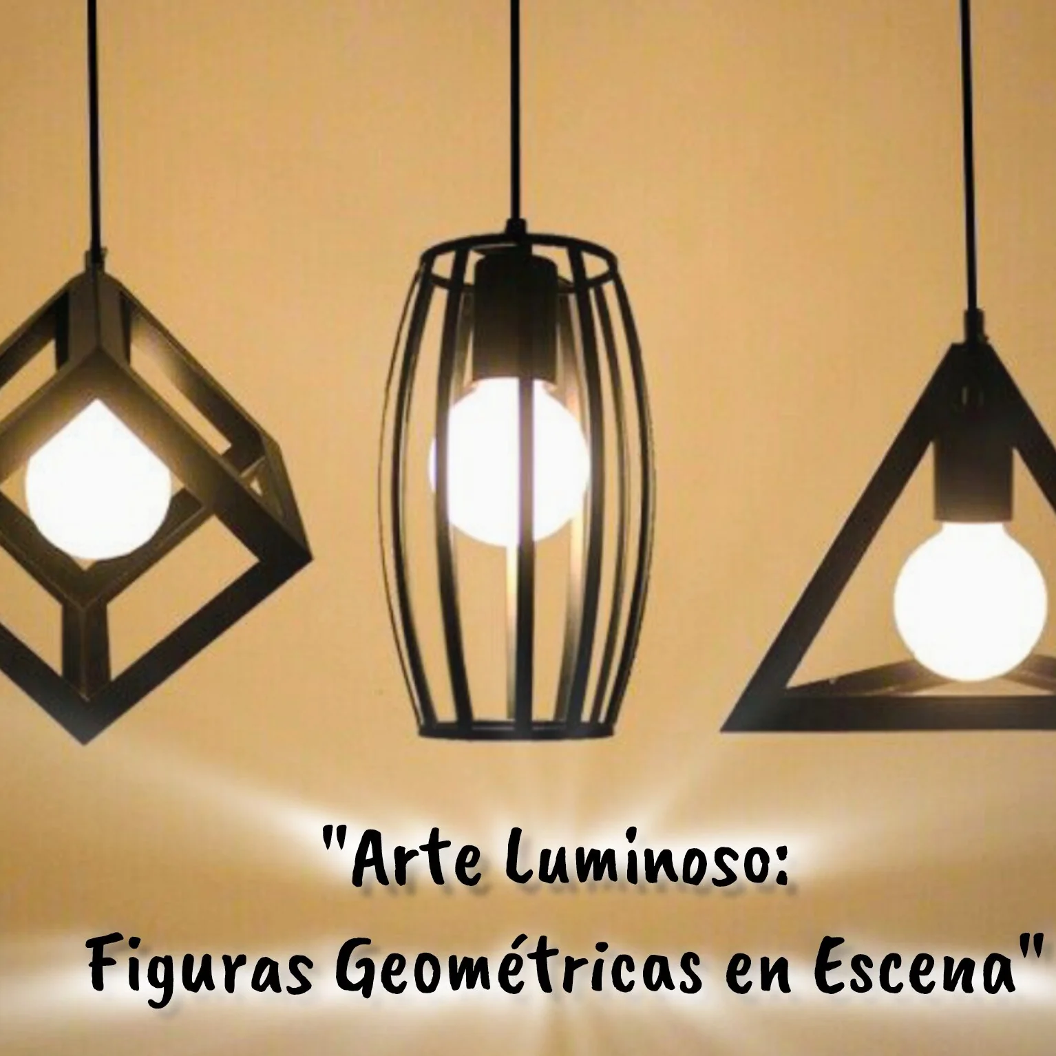 Lámpara Colgante Estilo Geometríco 2