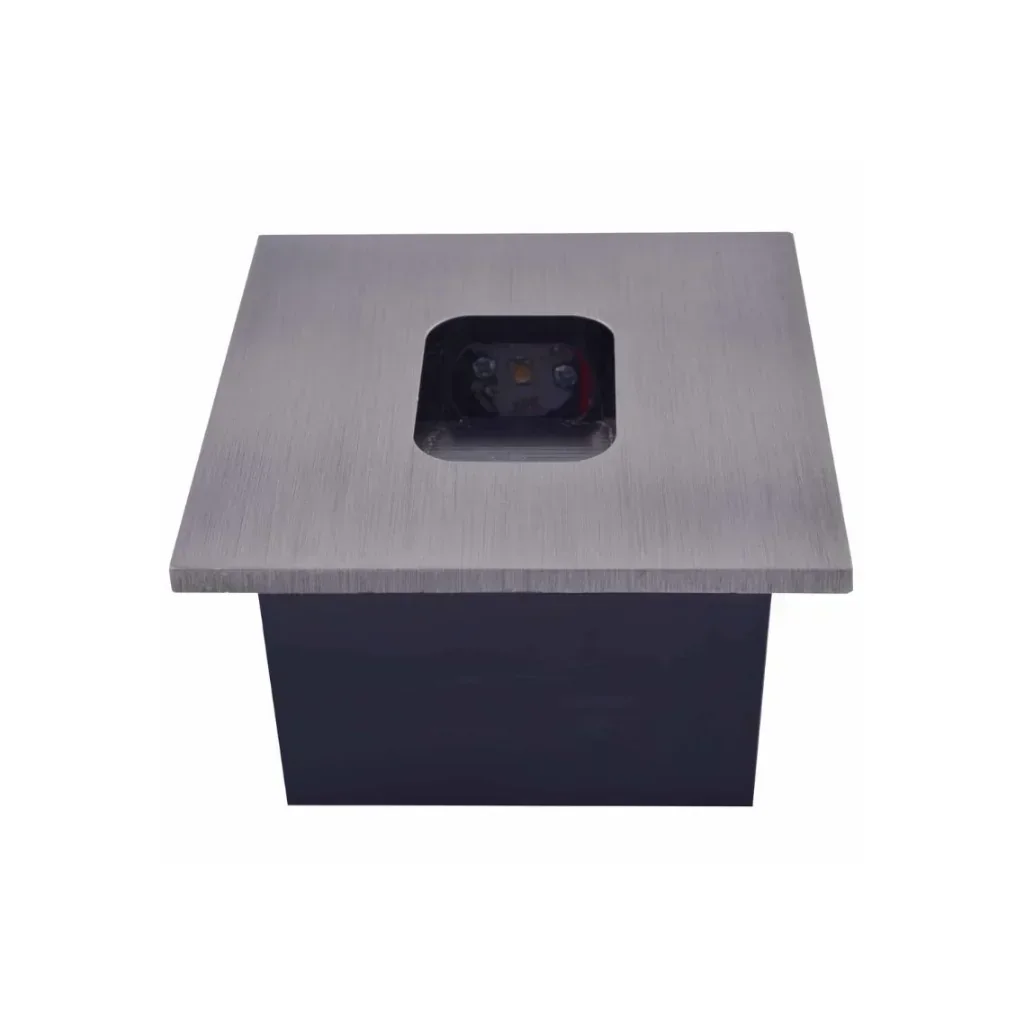 LUMINARIA LED GRADA/PARED CUBO GRIS 3W  