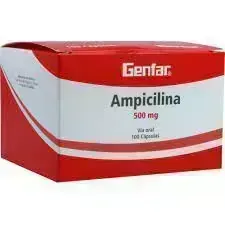 AMPICILINA 500 MG X 100 CAP GENFAR