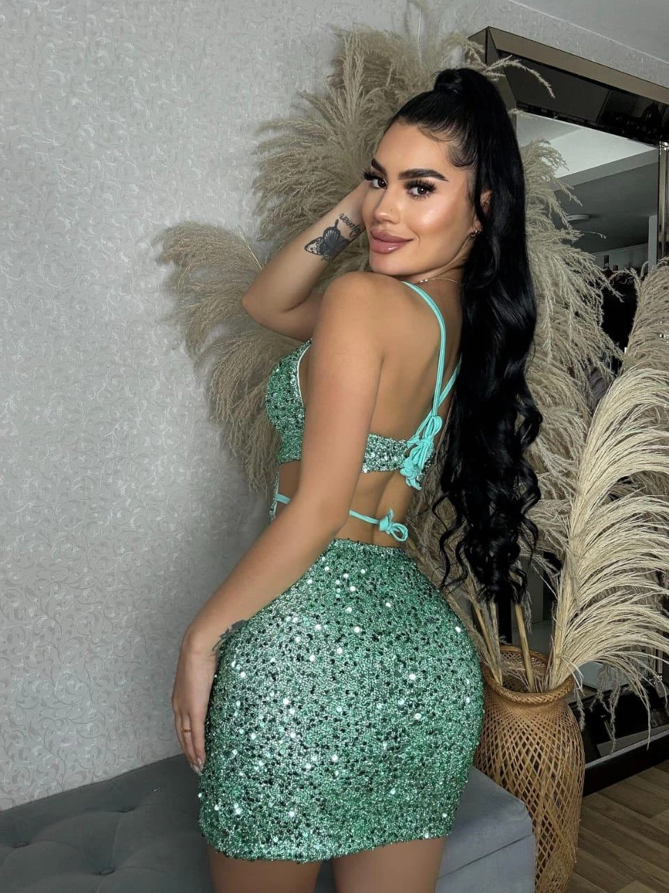 Vestido en lentejuelas  4