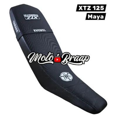 TP XTZ 125 Forro Tapizado Maya negro DW