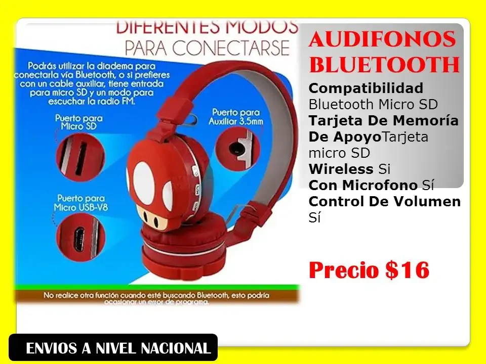 Audífonos bluetooth para niño 2