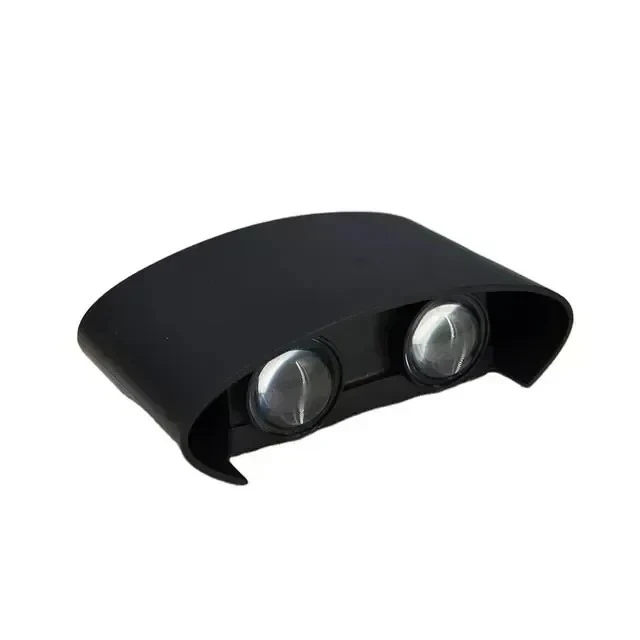 APLIQUE PARED LED DECO NEGRO IP65 PC 4L 4X2W 3000K 3