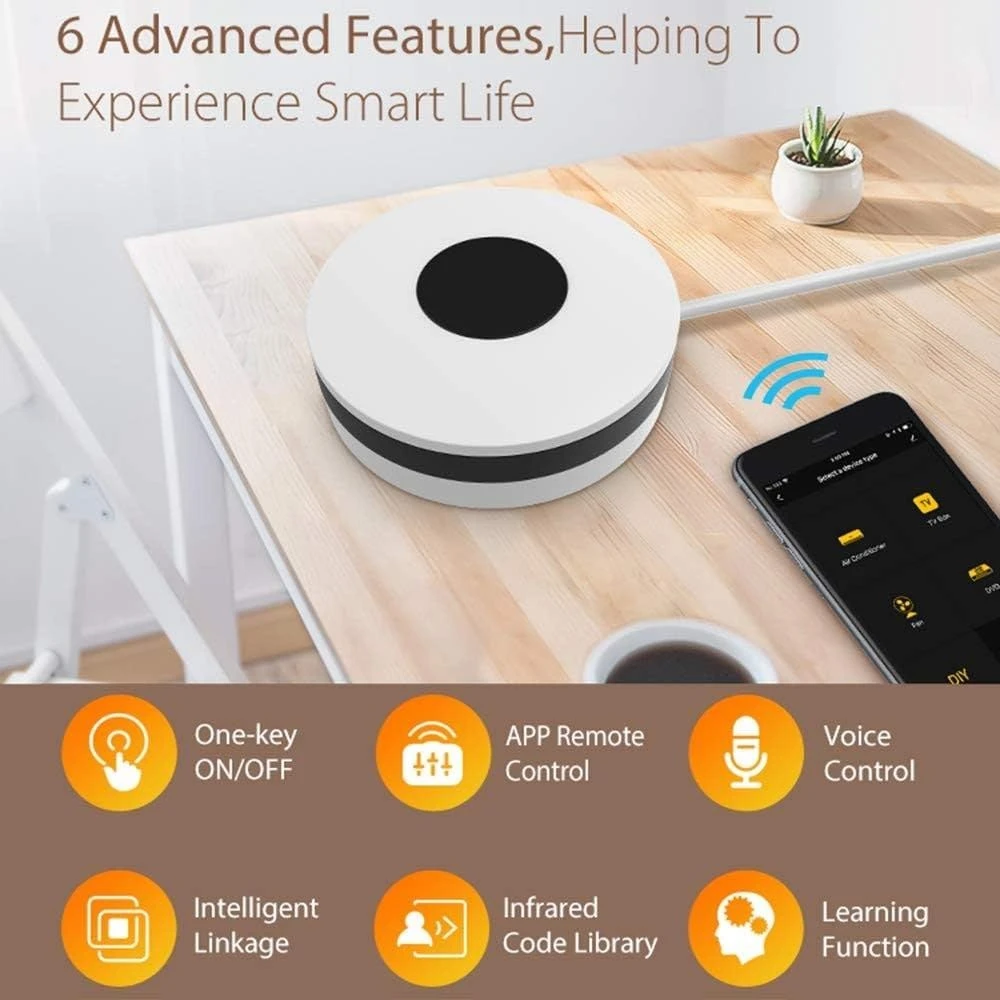 CONTROL REMOTO INFRAROJO SMART UNIVERSAL WIFI SMART 7
