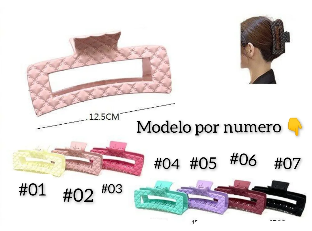 Pinza con diseño grande