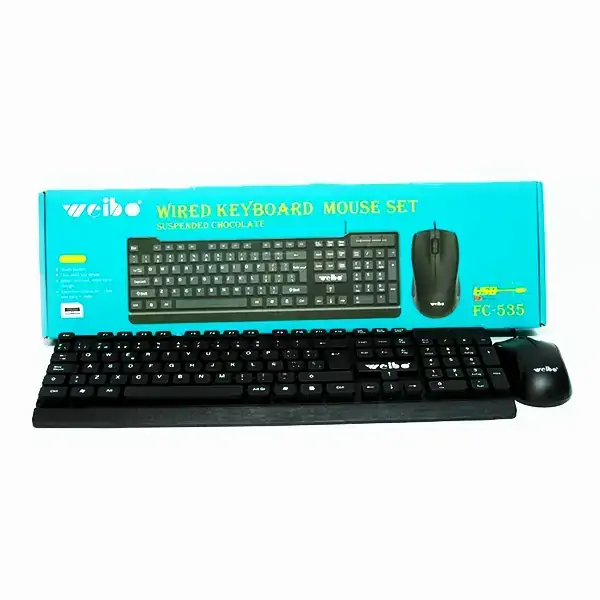 Teclado + mouse usb weibo 2