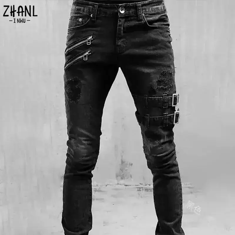 Pantalones vaqueros rectos de talla grande  2