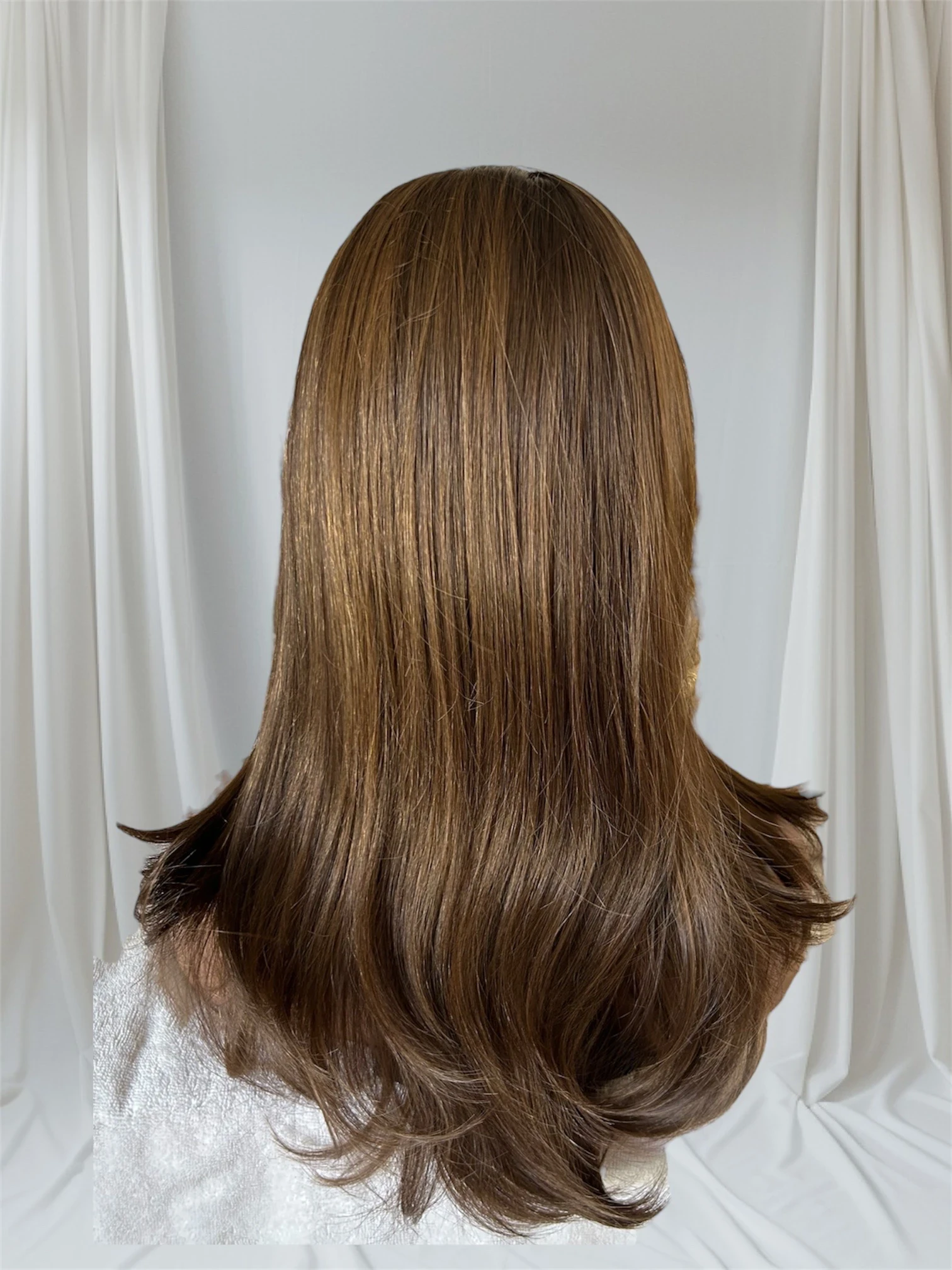 Peluca Semi natural 20 pulgadas, frontal 13x4 2