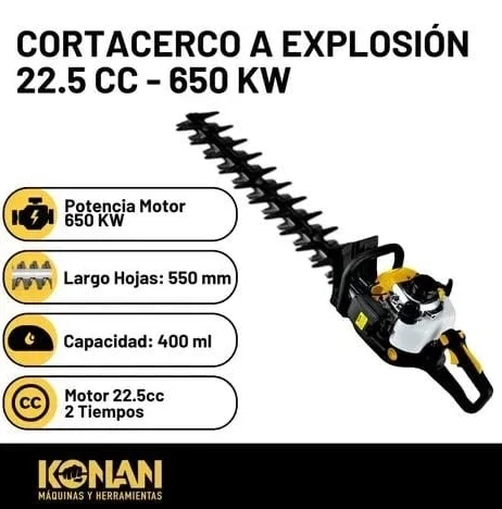 CORTACERCO KONAN A EXPLOSIÓN 650KW