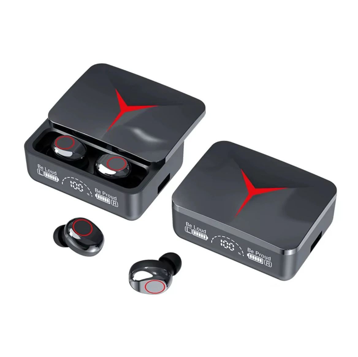 Audífonos Gaming Bluetooth 5.4 Buytiti ST-W131 - Estuche LED 800mAh 6