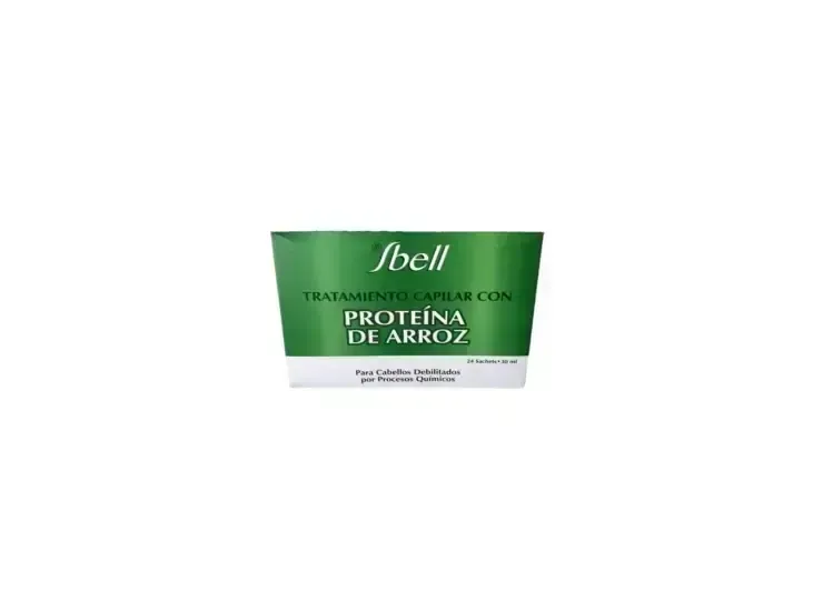 TRATAMIENTO CAPILAR CON PROTEINA DE ARROZ X 24 SBELL