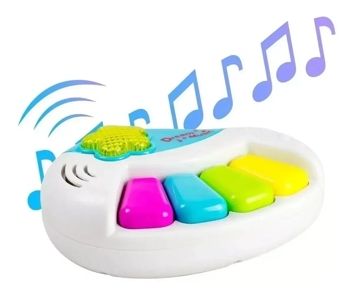 Piano Con Sonido Poppi Color Blanco 2