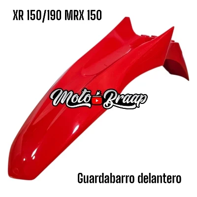 PL XR 150 L / PL XR 190 L / PL MRX 150 Guardabarro delantero Rojo IMGUD233 OKL