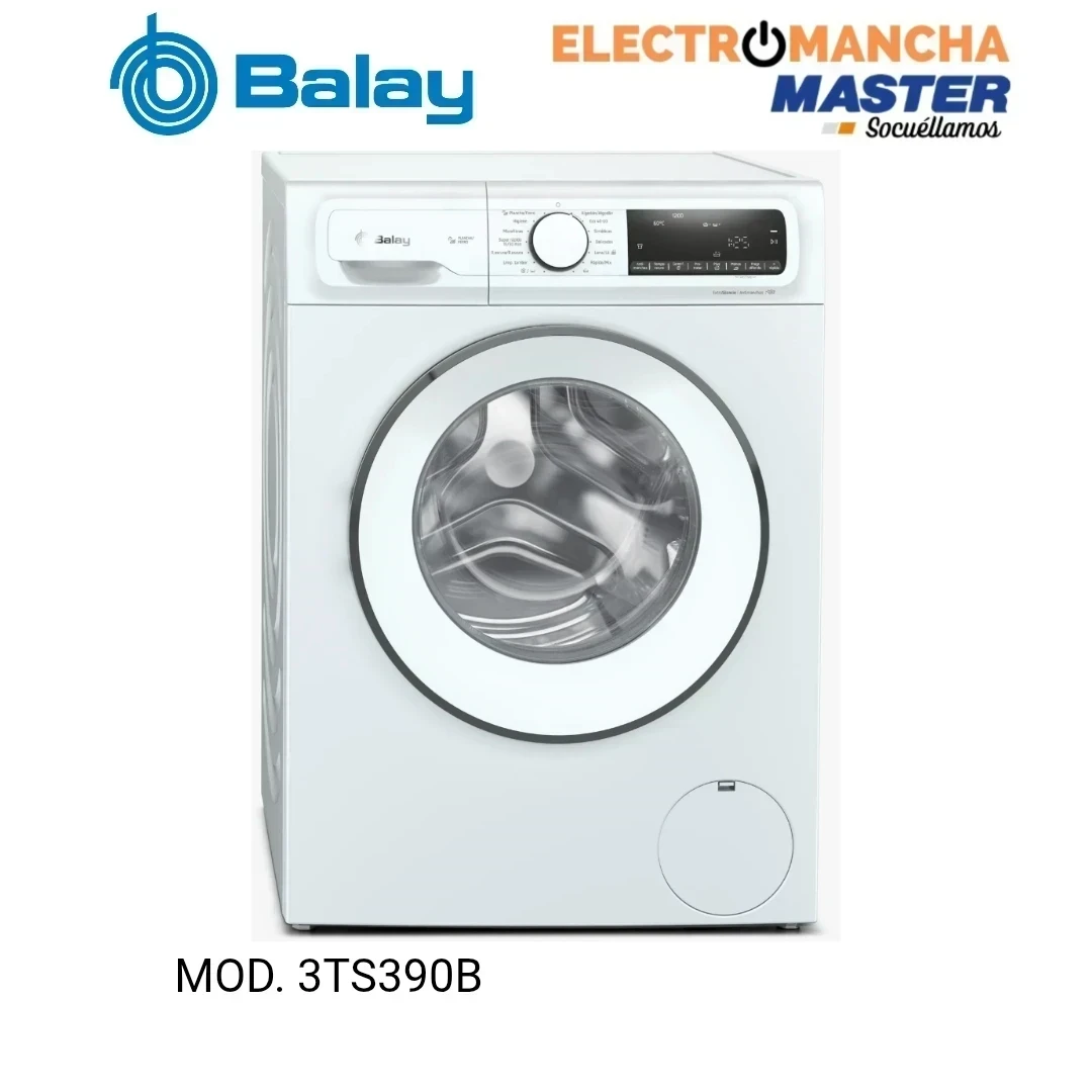 LAVADORA BALAY 3TS390B 9 KILOS 1200 RPM A
