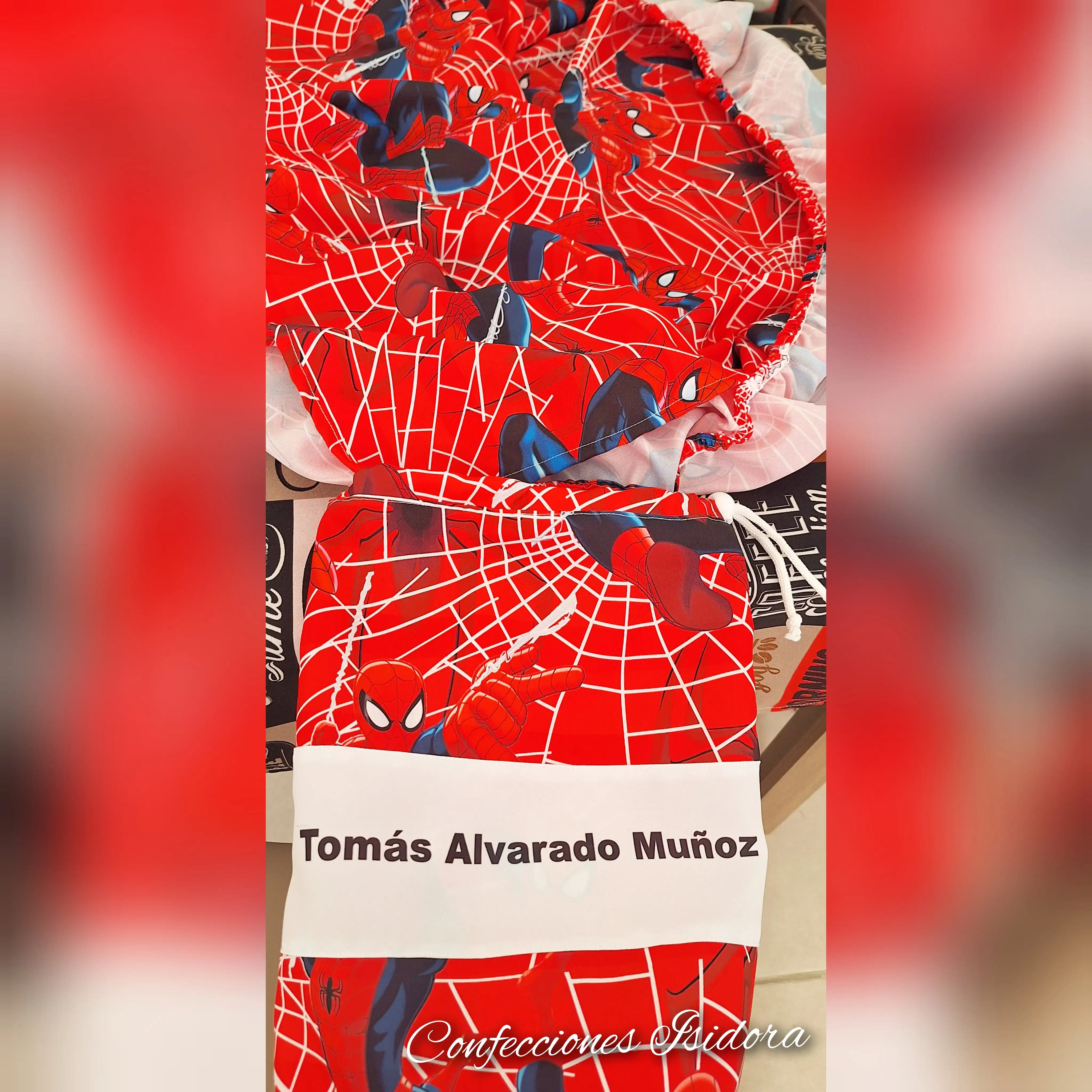Juego de sábanas spiderman