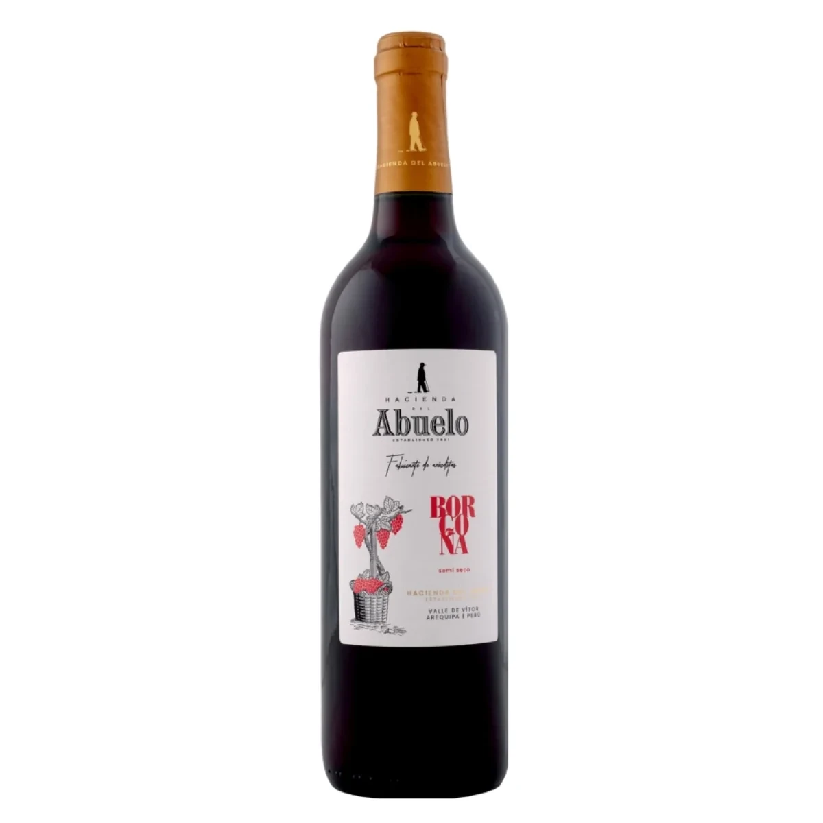 HDA VINO BORGOÑA SEMI SECO 750 ML