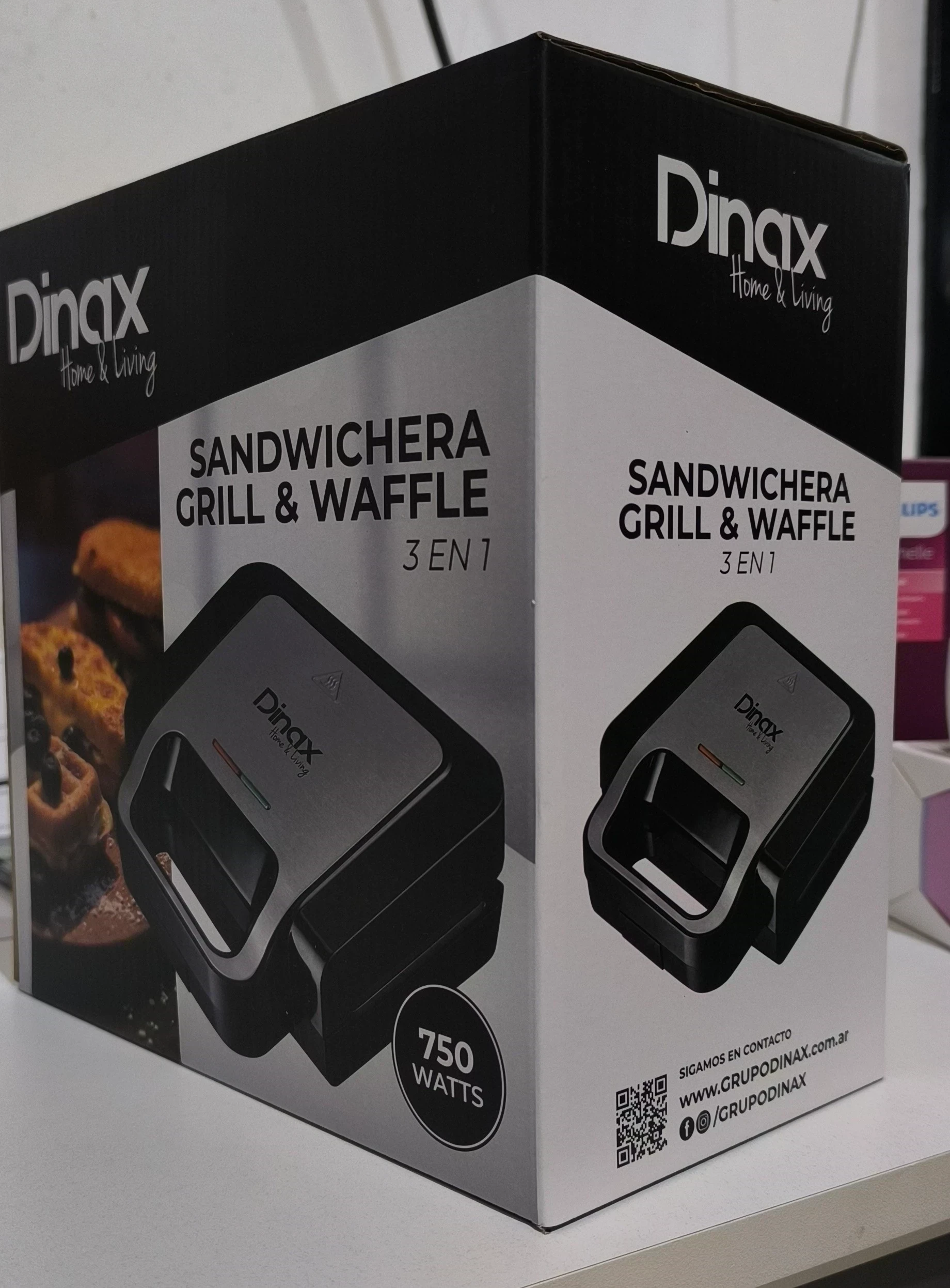 SANDWICHERA DINAX 3 EN 1  2