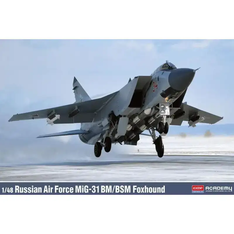 1/48 Academy MiG-31BM/BSM Foxhound