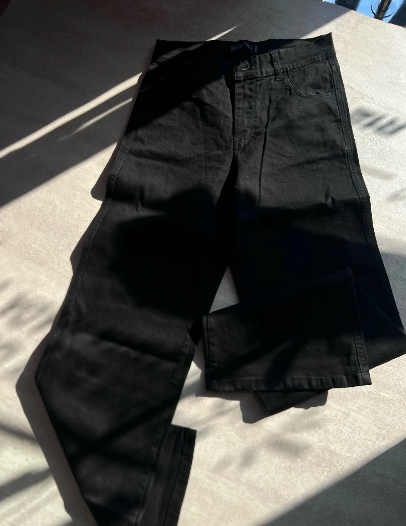 WIDE LEG NEGRO ELASTIZADO