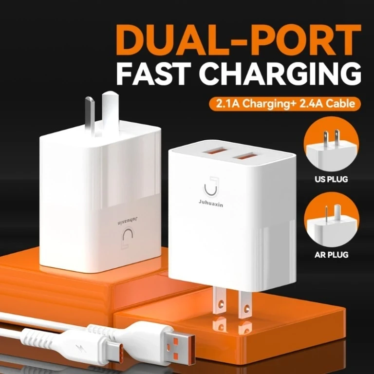 Carg Juhuaxin JU-A12 2.1A + cable USB a IPH