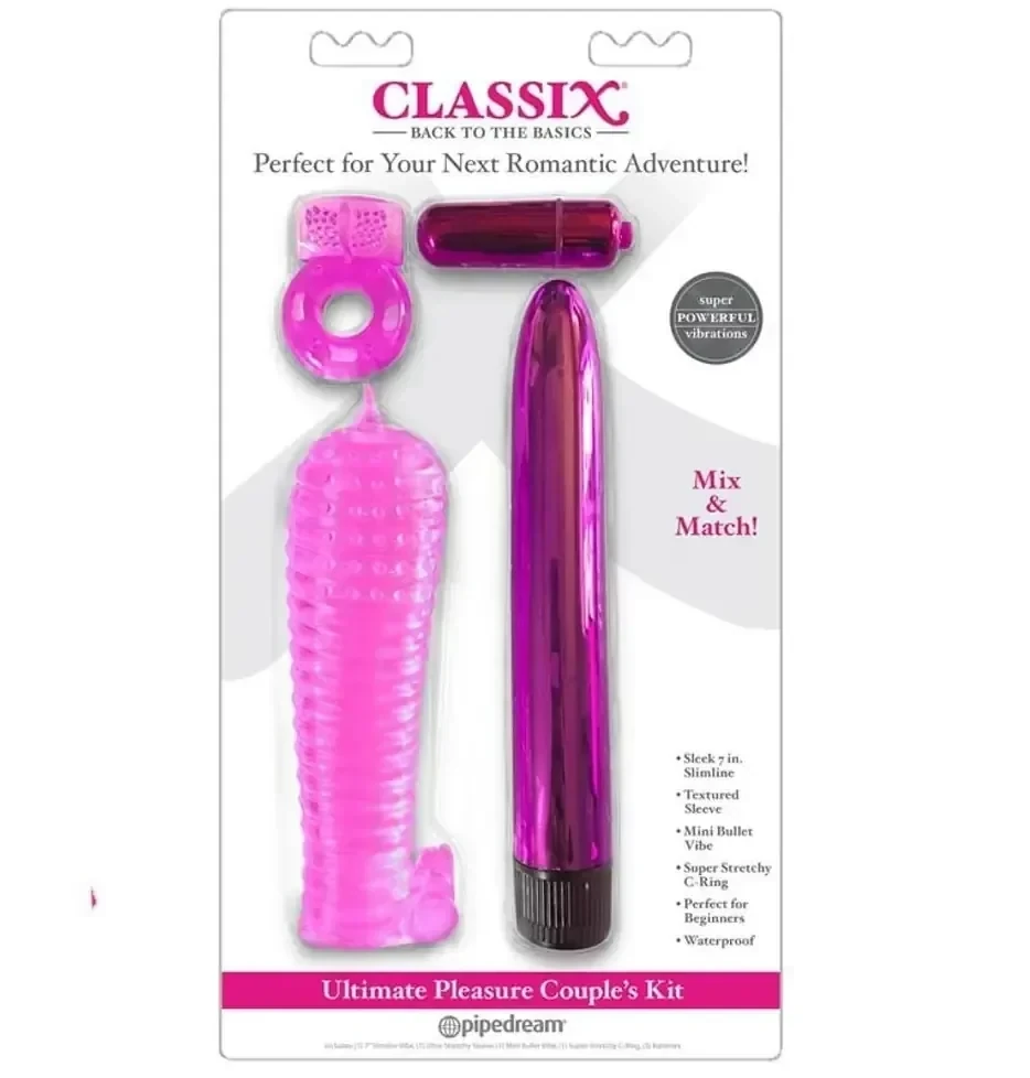 Classix Ultimate Pleasure Couples Kit – Pink