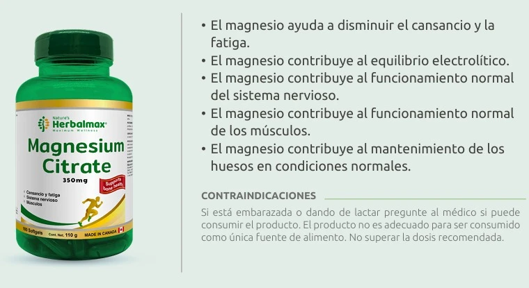 Citrato de magnesio 