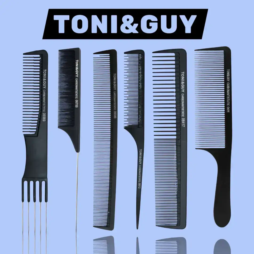 Set 6 Peinillas Carbón Toni&Guy