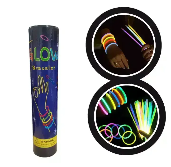 Tubo pulsera neon x 100