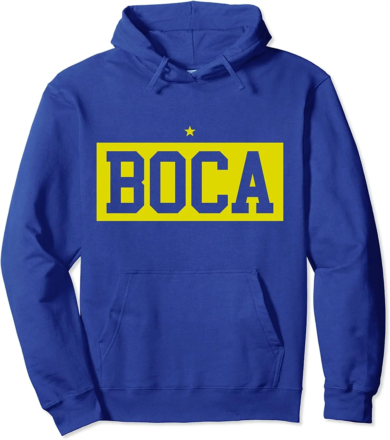 POLERA CON CAPUCHA DE BOCA