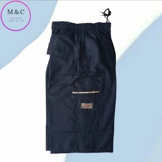 Bermuda unitalla tipo cargo caballero  9