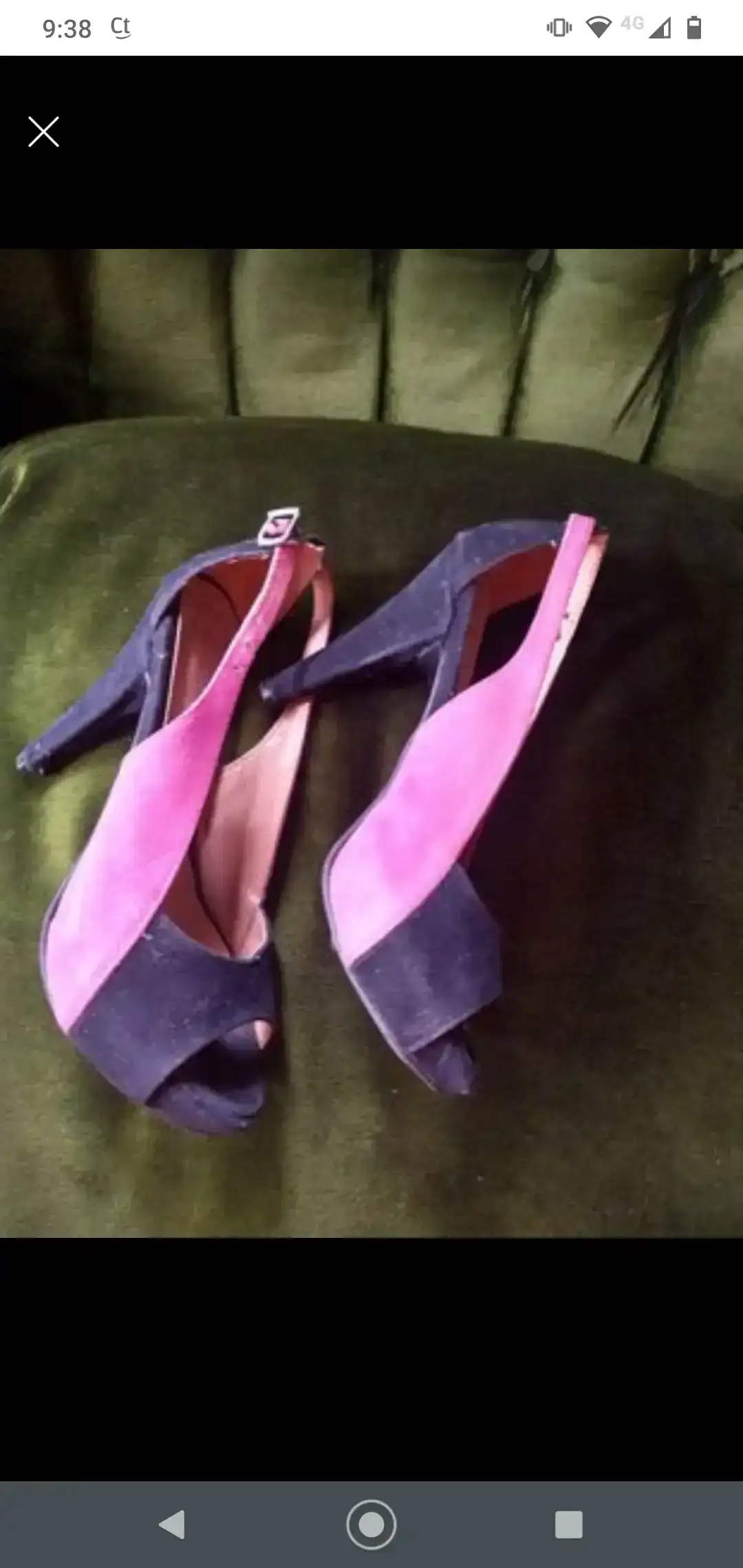 Stilettos de Gamuza N°37