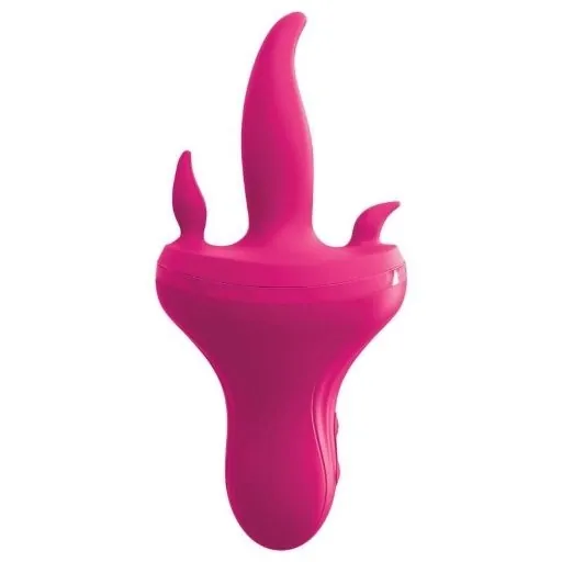Pipedream - 3Some Myself and Us Holey Trinity Triple Tongue Vibrator (Pink) 2
