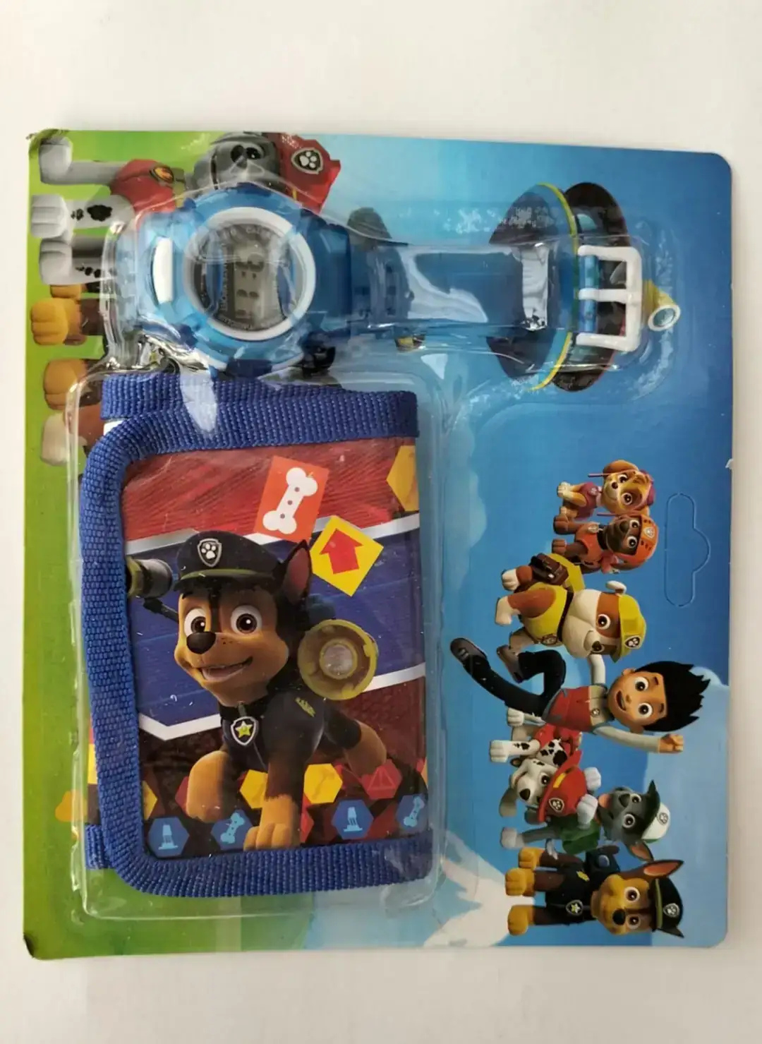 Cartera y reloj para niños 