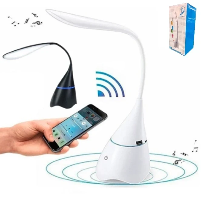Lampara Led Recargable Con Parlante Bluetooth