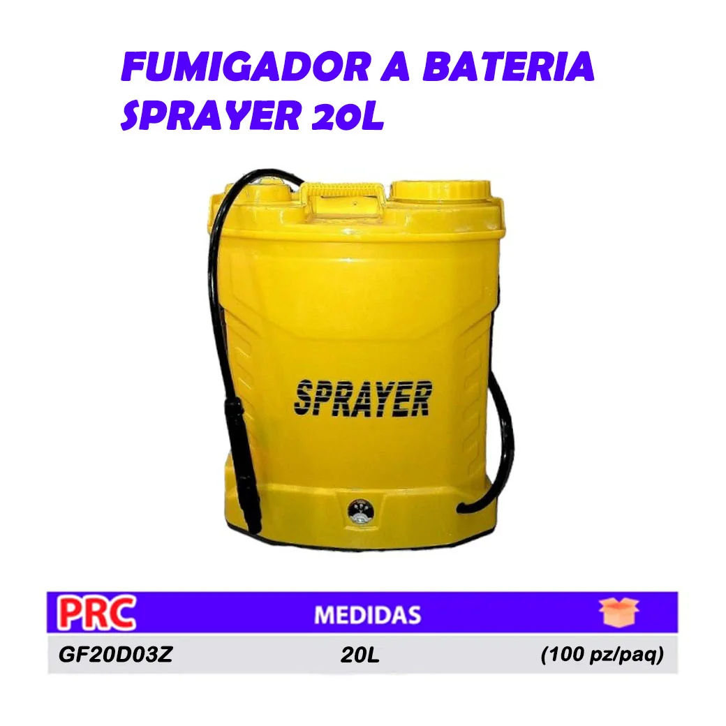 FUMIGADOR A BATERIA SPRAYER 20L 