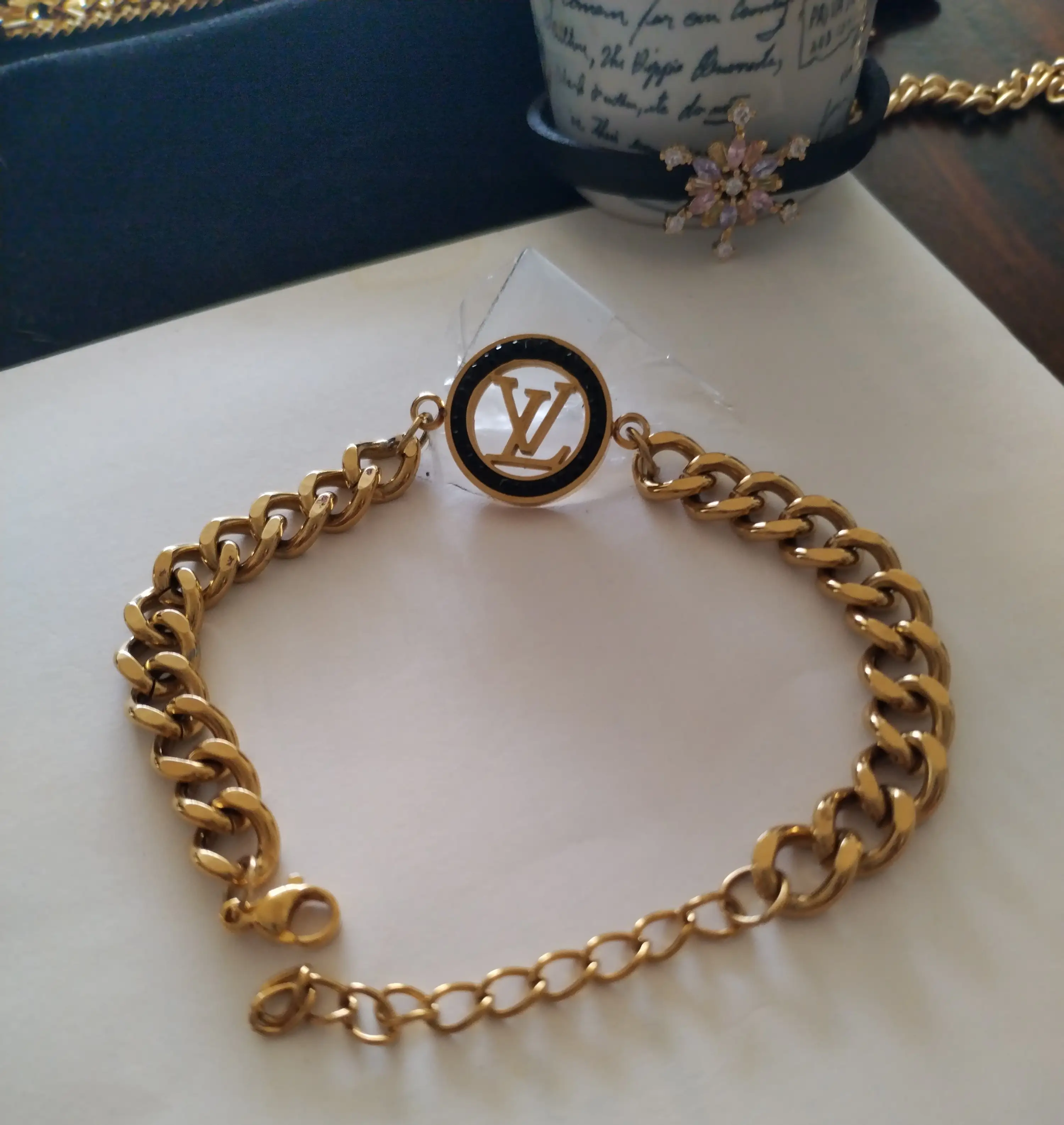 💞 pulsera LV inspiración ★
