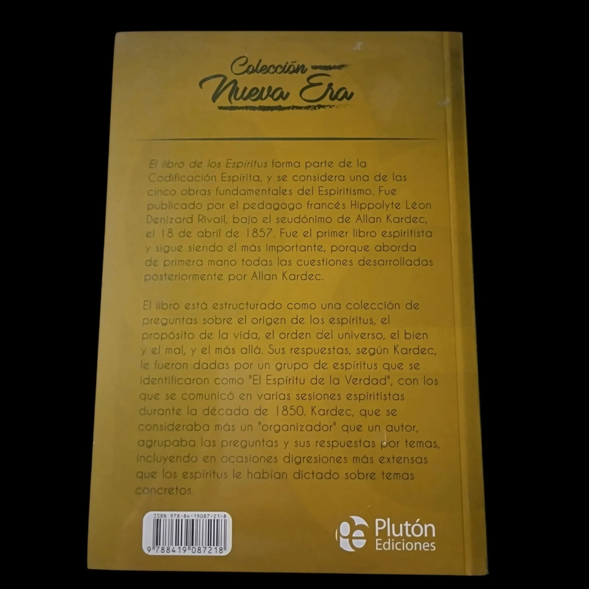 El libro de los espíritus, Allan Kardec, nuevo  2