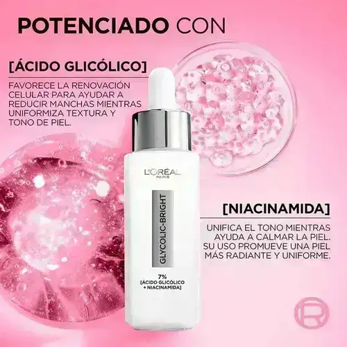 Sérum Antimanchas L'oreal Glycolic-Bright X 30Ml 2