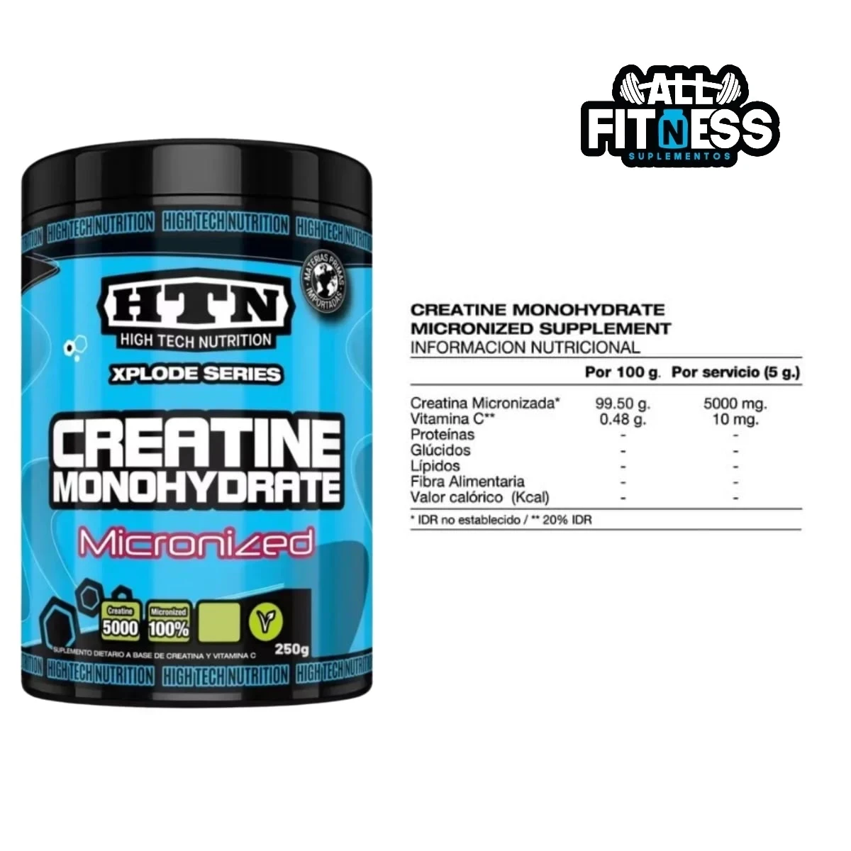 Creatina Importada HTN x 250gr