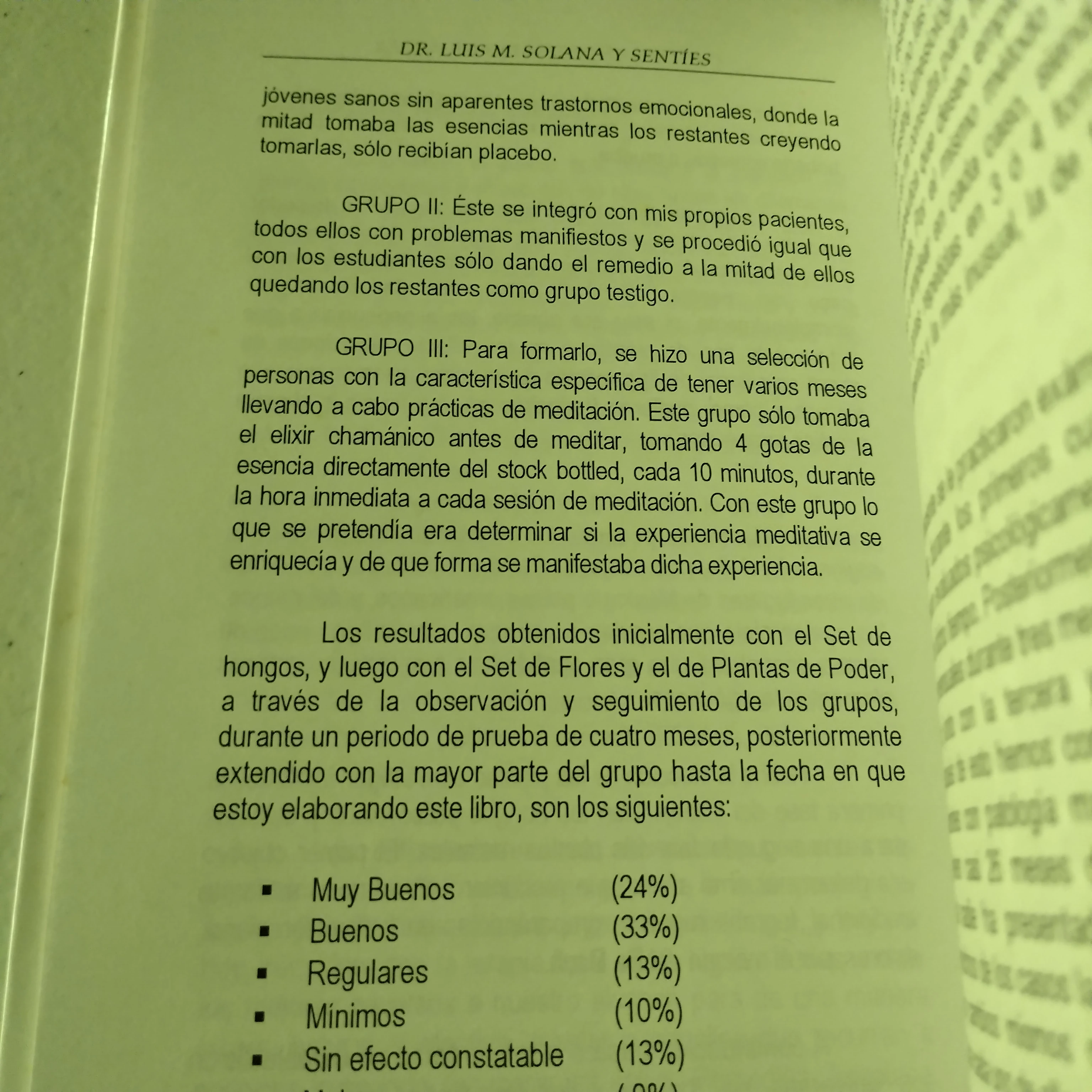 Plantas ancestrales de poder, Luis M. solana, usado  3