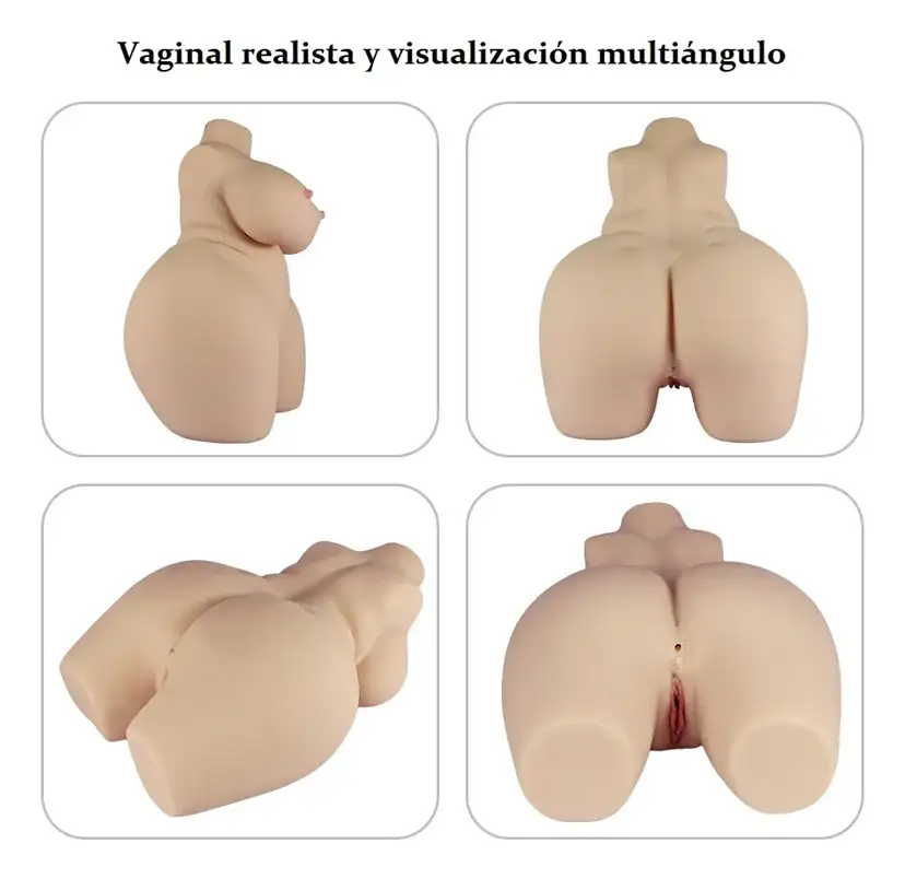 Masturbador Realista Muñeca Sexodoll Vagina Ano Regordete 7 3