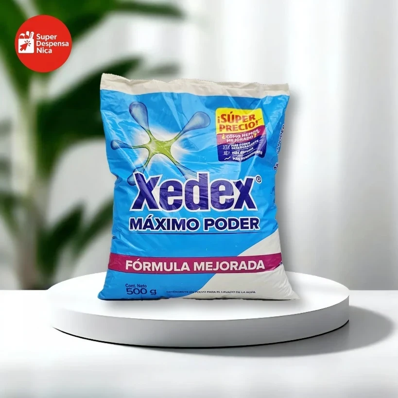 Detergente Xedex Máximo Poder 500g