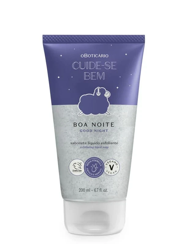 Cuide-se Bem Boa Noite Jabón Líquido Exfoliante, 200ml